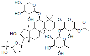 CAS 登录号：101843-86-1， 绵毛黄芪甙Xi
