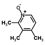 CAS 登录号：101870-74-0， 2,3,4-三甲基-1-氧代-吡啶-1-鎓