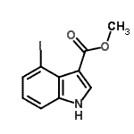 CAS#: 101909-44-8, Methyl 4-Iodo-1H-Indole-3-Carboxylate