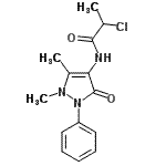 CAS#: 101937-73-9, 2-Chloro-N-(1,5-Dimethyl-3-Oxo-2-Phenyl-2,3-Dihydro-1H-Pyrazol-4-Yl)Propanamide