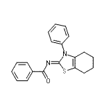 CAS#: 102002-71-1, N-[(2Z)-3-Phenyl-4,5,6,7-Tetrahydro-1,3-Benzothiazol-2(3H)-Ylidene]Benzamide