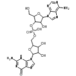 CAS#: 102029-53-8, [5-(2-Amino-6-Oxo-3H-Purin-9-Yl)-3,4-Dihydroxy-Tetrahydrofuran-2-Yl]Methyl [5-(6-Aminopurin-9-Yl)-4-Hydroxy-2-(Hydroxymethyl)Tetrahydrofuran-3-Yl] Hydrogen Phosphate