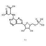CAS#: 102129-67-9, N-[9-(5-O-Phosphonopentofuranosyl)-9H-Purin-6-Yl]Aspartic Acid - Sodium (1:1)