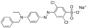CAS#: 10214-07-0, Sodium 2,5-Dichloro-4-[4-(Ethyl-(Phenylmethyl)Amino)Phenyl]Diazenylbenzenesulfonate