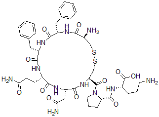 CAS#: 102146-01-0, 9-Desglycyl-(2-phenylalanyl-8-ornithine)-vasopressin