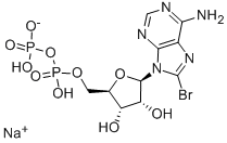 CAS 登录号：102185-47-7， N-溴-腺苷5'-(三氢二磷酸酯)二钠盐