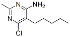 CAS#: 102207-71-6, 6-Chloro-2-Methyl-5-Pentyl-Pyrimidin-4-Amine