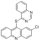 CAS 登录号：102244-08-6， 2-氯-9-(4-喹唑啉基硫代)-吖啶