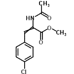 CAS#: 102245-02-3, Methyl 2-Acetamido-3-(4-Chlorophenyl)Acrylate
