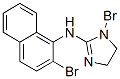 CAS 登录号：102280-41-1， N-(2-溴萘-1-基)-4,5-二氢咪唑-1-鎓-2-胺溴化物