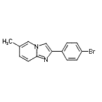 CAS#: 1023-01-4, 2-(4-Bromophenyl)-6-Methylimidazo[1,2-a]Pyridine