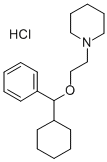 CAS#: 102370-70-7, 1-(2-((alpha-Cyclohexylbenzyl)Oxy)Ethyl)Piperidine Hydrochloride