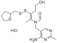 CAS#: 10238-39-8, N-[(4-Amino-2-Methylpyrimidin-5-Yl)Methyl]-N-[(Z)-5-Hydroxy-3-(Oxolan-2-Ylmethyldisulfanyl)Pent-2-En-2-Yl]Formamide Hydrochloride