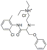CAS#: 102489-54-3, 2-[(2-Chloro-6-Methyl-Phenyl)Carbamoylmethyl-(2-Phenoxyethyl)Amino]Ethyl-Diethyl-Azanium Chloride
