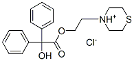 CAS#: 102516-84-7, 2-(1-Thia-4-Azoniacyclohex-4-Yl)Ethyl 2-Hydroxy-2,2-Diphenyl-Acetate Chloride