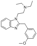 CAS#: 102516-96-1, 1-(2-Diethylaminoethyl)-2-(3-Methoxybenzyl)-Benzimidazole
