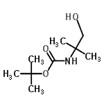 CAS#: 102520-97-8, 2-Methyl-2-Propanyl (1-Hydroxy-2-Methyl-2-Propanyl)Carbamate