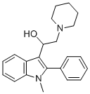 CAS 登录号：102557-67-5， 1-(1-甲基-2-苯基吲哚-3-基)-2-哌啶-1-基乙醇