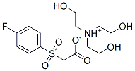 CAS 登录号：102582-92-3， ((4-氟苯基)磺酰基)-乙酸化合物与2,2',2''-次氮基三乙醇(1:1)