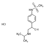 CAS#: 1026-89-7, N-{4-[1-Hydroxy-2-(Isopropylamino)Ethyl]Phenyl}Methanesulfonamide Hydrochloride (1:1)