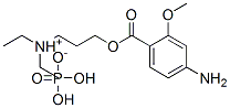 CAS#: 102612-57-7, 3-(4-Amino-2-Methoxybenzoyl)Oxypropyl-Diethylazanium Dihydrogen Phosphate