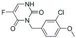 CAS#: 102613-23-0, 3-[(3-Chloro-4-Methoxyphenyl)Methyl]-5-Fluoro-1H-Pyrimidine-2,4-Dione