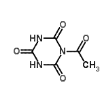 CAS 登录号：102635-15-4， 1-乙酰基-1,3,5-三嗪烷-2,4,6-三酮