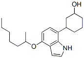 CAS#: 102651-69-4, 3-(4-Heptan-2-Yloxy-1H-Indol-7-Yl)Cyclohexan-1-Ol
