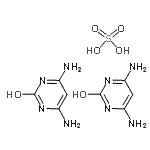 CAS#: 102783-19-7, 4,6-Diamino-2(1H)-Pyrimidinone Sulfate (2:1)