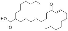 CAS 登录号：102791-30-0， (E)-2-庚基-10-氧代十九碳-11-烯酸