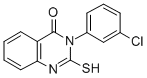 CAS 登录号：1028-38-2， 3-(3-氯苯基)-2,3-二氢-2-硫代-4(1H)-喹唑啉酮