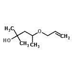 CAS 登录号：102840-52-8， 4-(烯丙氧基)-2-甲基-2-戊醇