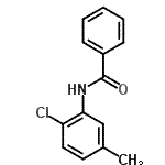 CAS 登录号：10286-87-0， N-(2-氯-5-甲基苯基)苯甲酰胺