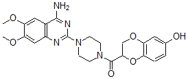 CAS#: 102932-28-5, [4-(4-Amino-6,7-Dimethoxyquinazolin-2-Yl)Piperazin-1-Yl]-(6-Hydroxy-2,3-Dihydro-1,4-Benzodioxin-2-Yl)Methanone
