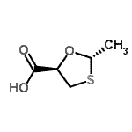 CAS#: 103004-15-5, (2S,5R)-2-Methyl-1,3-Oxathiolane-5-Carboxylic Acid