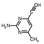 CAS#: 103011-51-4, 4-Ethynyl-6-Methyl-2-Pyrimidinamine