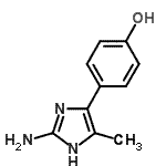 CAS 登录号：103037-99-6， 4-(2-氨基-5-甲基-1H-咪唑-4-基)苯酚