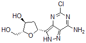 CAS#: 103090-53-5, (2R,3S,5R)-5-(7-Amino-5-Chloro-2H-Pyrazolo[5,4-e]Pyrimidin-3-Yl)-2-(Hydroxymethyl)Oxolan-3-Ol