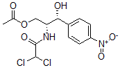 CAS 登录号：10318-16-8， [(2R,3R)-2-[(2,2-二氯乙酰基)氨基]-3-羟基-3-(4-硝基苯基)丙基]乙酸酯