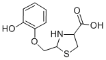 CAS 登录号：103182-84-9， 2-[(2-羟基苯氧基)甲基]-1,3-噻唑烷-4-羧酸