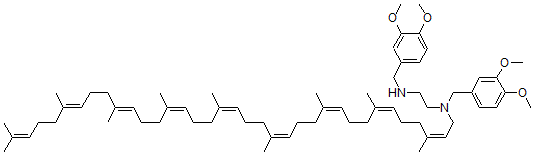 CAS 登录号：103190-36-9， N-茄呢醇-N,N'-二(3,4-二甲氧基苄基)乙二胺