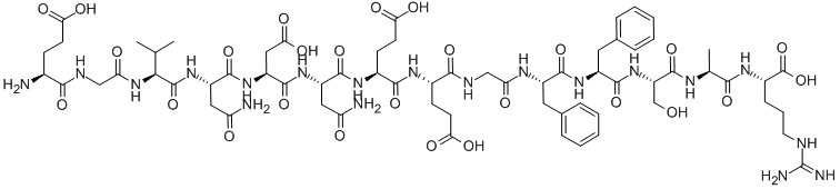 CAS 登录号：103213-49-6， 1-L-谷氨酸-血纤维蛋白肽 B (人)