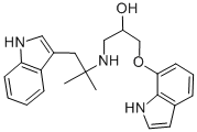 CAS#: 103238-56-8, 1-[[1-(1H-Indol-3-Yl)-2-Methylpropan-2-Yl]Amino]-3-(1H-Indol-4-Yloxy)Propan-2-Ol