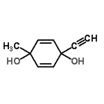 CAS#: 103262-79-9, 1-Ethynyl-4-Methyl-2,5-Cyclohexadiene-1,4-Diol