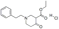 CAS 登录号：1033-93-8， 4-氧代-1-苯乙基哌啶-3-羧酸乙酯盐酸盐