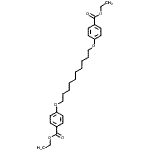 CAS#: 103330-20-7, Diethyl 4,4'-[1,10-Decanediylbis(Oxy)]Dibenzoate