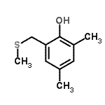 CAS#: 10341-45-4, 2,4-Dimethyl-6-[(Methylsulfanyl)Methyl]Phenol