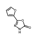 CAS 登录号：103418-56-0， 5-(2-呋喃基)-1,3,4-恶二唑-2(3H)-酮