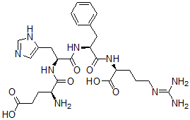 CAS#: 103470-78-6, N2-[N-(N-L-a-Glutamyl-L-histidyl)-L-phenylalanyl]-L-Arginine