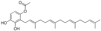 CAS 登录号：103538-03-0， [3,4-二羟基-2-[(2E,6E,10E)-3,7,11,15-四甲基十六碳-2,6,10,14-四烯基]苯基]乙酸酯